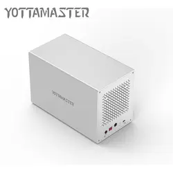 Yottamaster HDD 3,5 чехол 5 bay док-станция алюминиевый тип-c на SATA HDD корпус коробка поддержка RAID 50 ТБ для ноутбука ПК