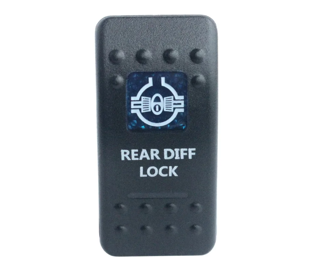 

Bandc waterproof Car Boat Blue Led 5 pin spst on-off REAR DIFF LOCK Rocker Switch Auto Replacements