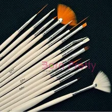 15pc Nail Art Design Brush Set Dotting Brush Liner Dot Tools Drawing Painting Pen Polish Brushes Kit #439