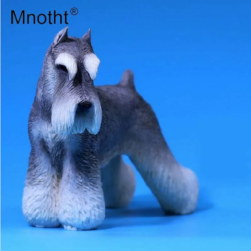 Mnotht 1/6 Миниатюрная модель Schnauzer для домашних животных MRZ019 моделирование резная