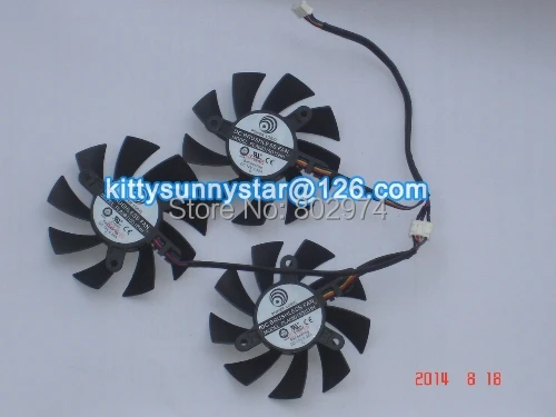 Мощность Logic pla08015d12hh 12 В 0.35a 4 Провода лезвия Вентилятор охлаждения набор из 3 шт. |