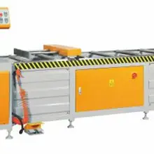 KM-128F/D600 сверхмощная ЧПУ фиксированная линейка режущая пила(прямая линия push type