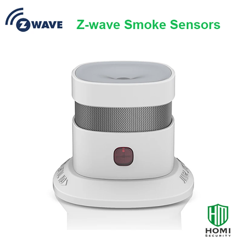2017 reddot design award z-wave smoke sensor free install wireless somke detector fire alarm home security