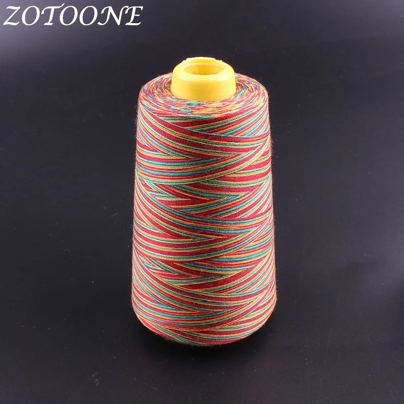ZOTOONE 1500 м/рулон 40/2 красочные вышитые швейные нитки Dmc ручная красная Швейная нить для швейной машины аксессуары Принадлежности E