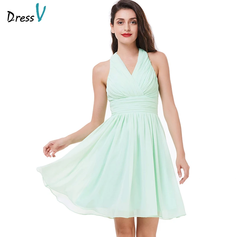 Dressv cheap green knee length cocktail dress sexy off the shoulder