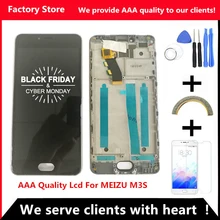 Качественный ЖК-дисплей AAA для MEIZU M3S, ЖК-дисплей с новой рамкой, замена экрана для MEIZU M3S Y685H, цифровой дисплей, Aseembly