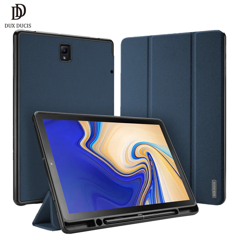 

Tablet cover case For Samsung Galaxy Tab S4 Wi-Fi Case For Samsung Tab S4 T830 released tablet stand cover with pencil holder