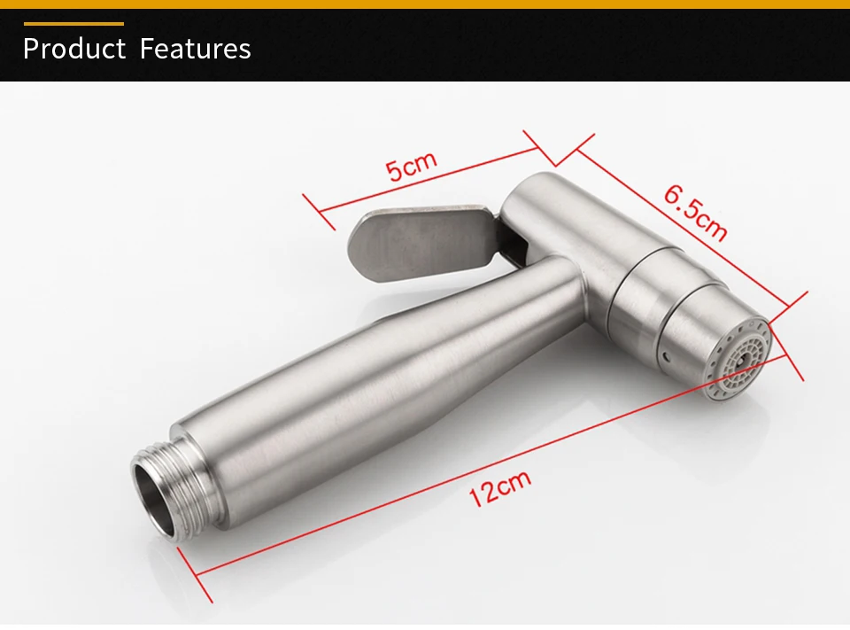 Gappo Bidets туалет из нержавеющей стали ручной опрыскиватель для ванной комнаты, смесители для биде, душ, чистый туалет, мульти кран для холодной воды, краны
