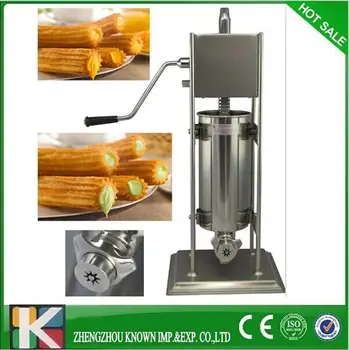 

stainless steel 2L spainish Manual Churros Machine also produce 3L