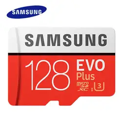 Карта памяти Samsung 512 GB 256 GB 128 GB 64 GB 32 GB EVO Plus MicroSD U3 Microsd карты памяти 100 МБ/с. Class10 U3 4 K HD для смартфонов