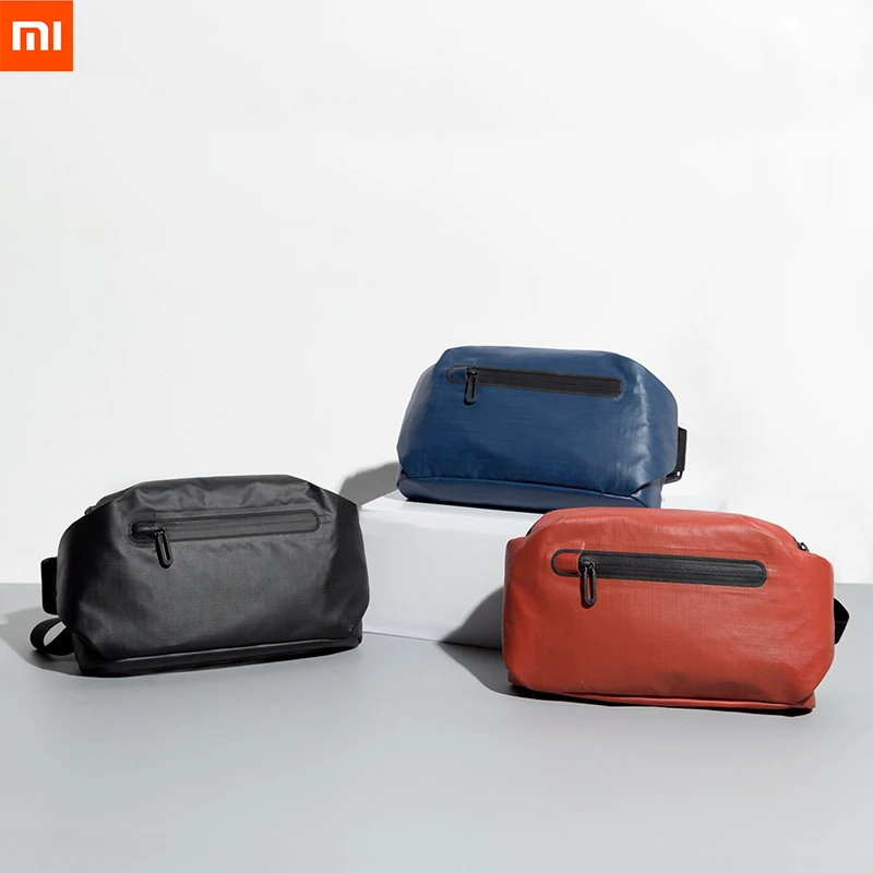 

Original Xiaomi 90Fun Small Capacity Waist Bag Waterproof Fashion Function Waist Packs Backpacks Warning Light Bar Postman Bag