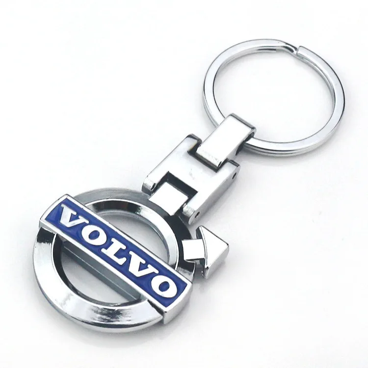 

2019 New Pattern H Buckle Volvo Auto Logos Key Buckle Random Activity Two-sided Metal Automobile Key Buckle 4s Shop Gift