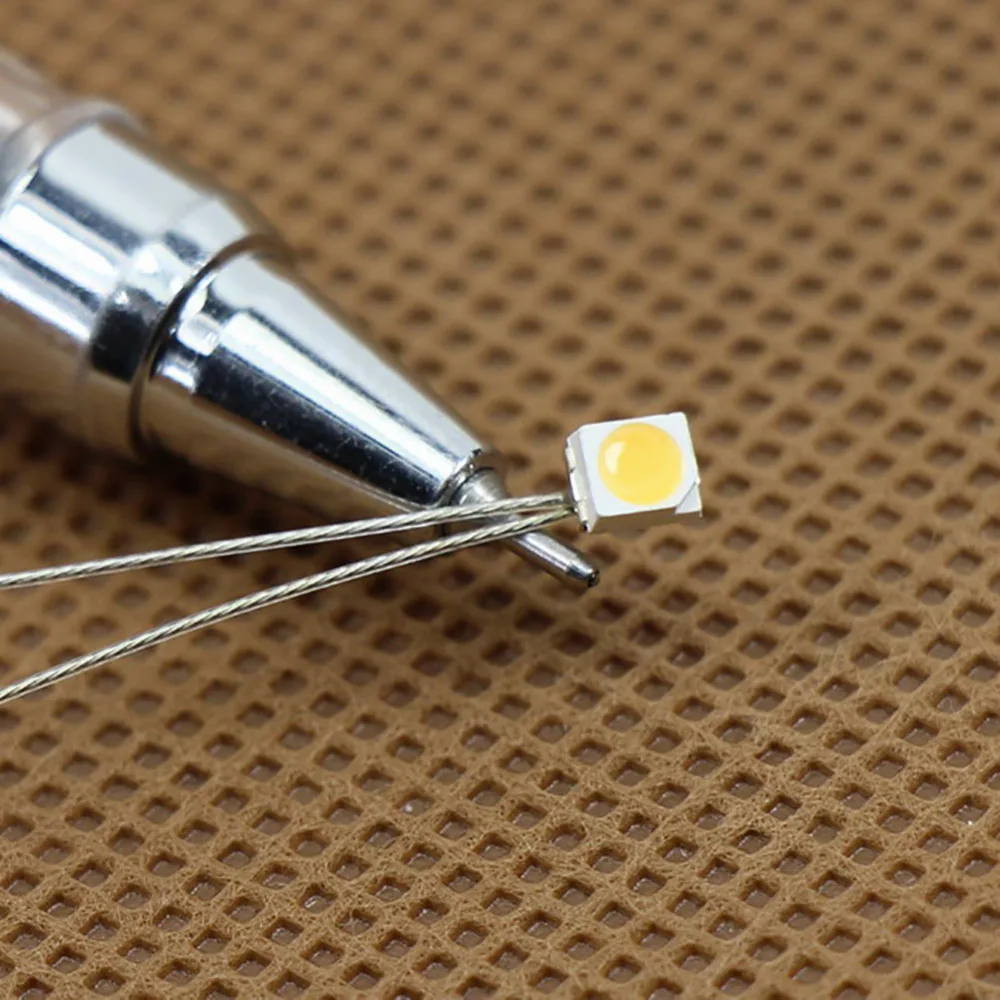 T3528WM 20pcs SMD LED 3528 Pre-wired micro litz PTFE Wire Warm White 3V Light with Free Resistor 4
