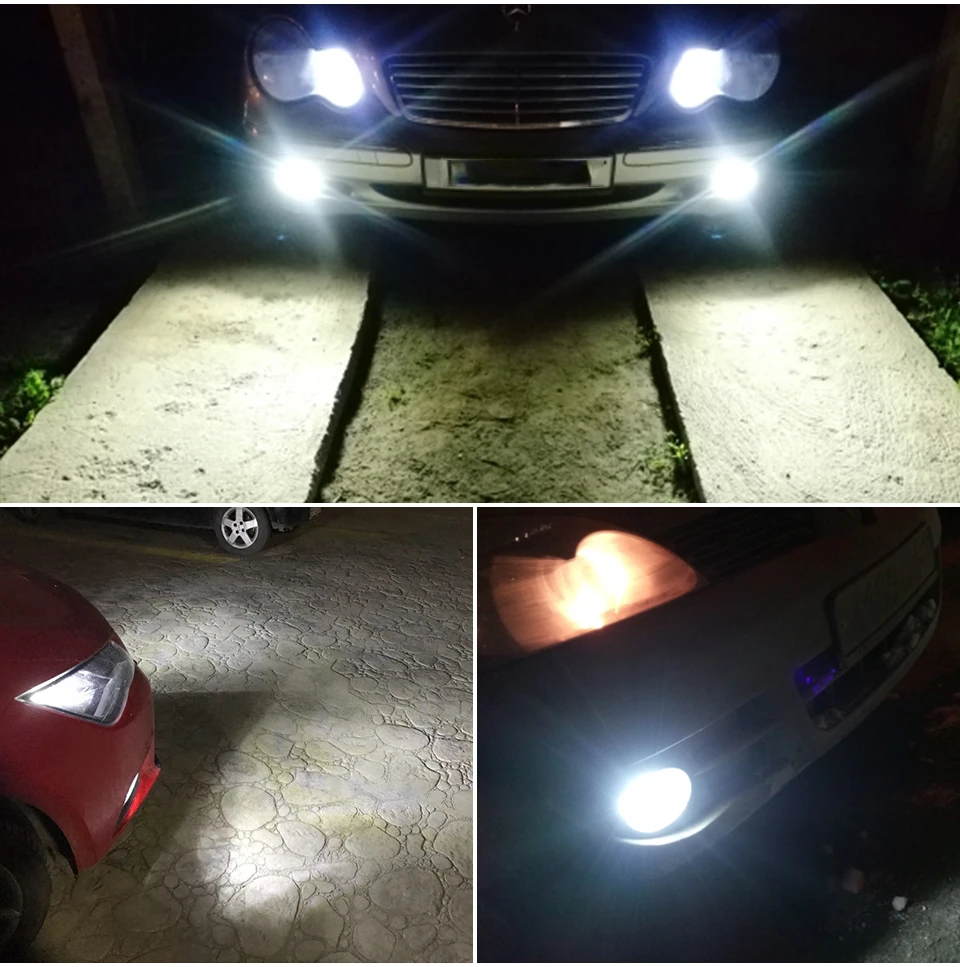 Aceersun Led H8 H11 H10 Fog light bulb 9006 HB3 9005 ATV H1 H3 1200LM 6500K 12V 24V  Car Driving Daytime Running Lamp motorcycle (12)