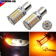 Lâmpadas de substituição led para bmw, alta potência 21w âmbar bau15s 7507 py21w canbus f22 f30 f32 2 3 4 sinal de seta dianteiro da série luzes