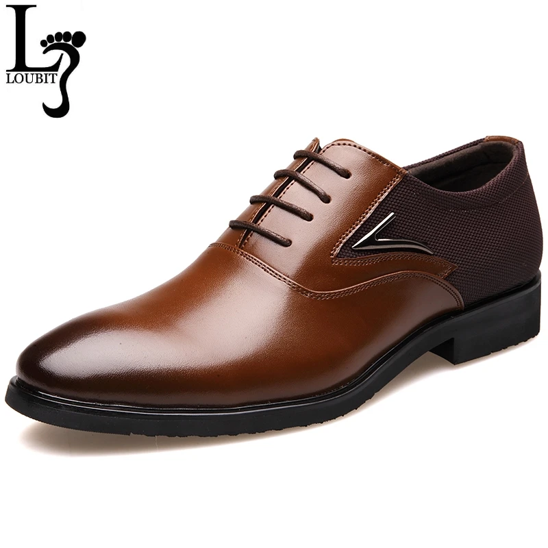 Men's Business Shoes Basic High Qulity Micro Leather Gentle Wedding ...