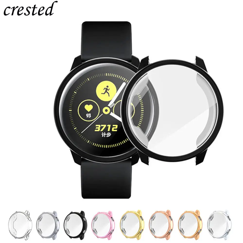 

Screen Protector Case For Samsung Galaxy watch active 2 44mm 40mm Soft All-Around TPU cover bumper watch Active2 Accessories 44