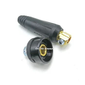 

European fast joint, DKJ10-25 copper welding machine parts, red and black optional