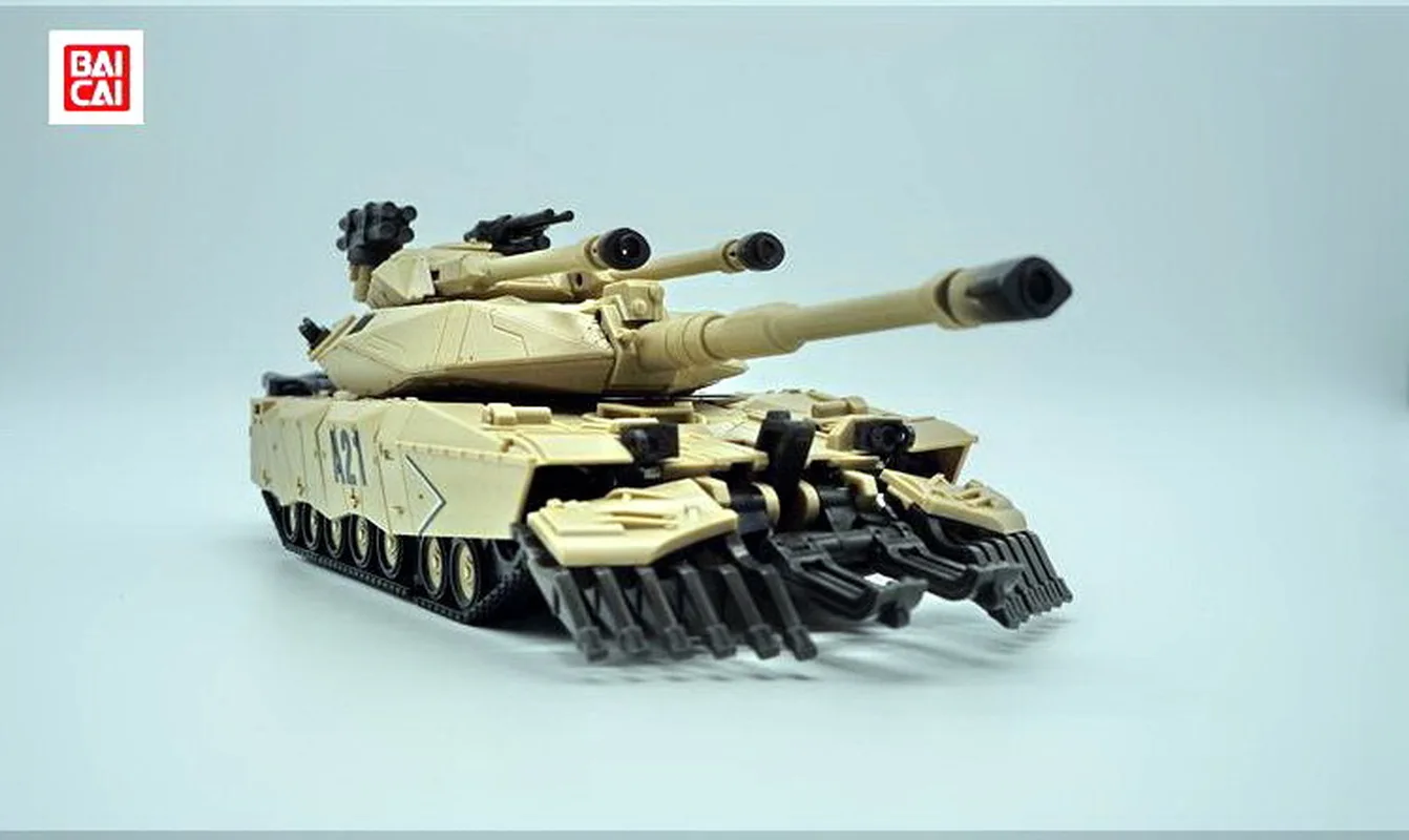

IN Stock BaiCai Transformation G1 L level Leader M1A1-A21 Abrams Tank Desert color KO Action Figure Robot Model Toys Gifts