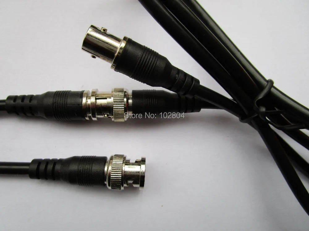 4 шт BNC штекер к гнезду разъем коаксиальный кабель 100 см|plug cable colours|cable computercable plc |