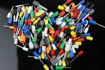 

1000PCS E2518 18.0mmx14 AWG, 2.5mm2 European tube type terminal pin type terminal pipe type pre insulated end head