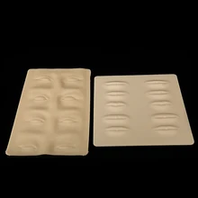 2 шт./упак. превосходное 3D брови и губы татуировки тренировочная эпидермис Перманентный макияж питания Аксессуары;