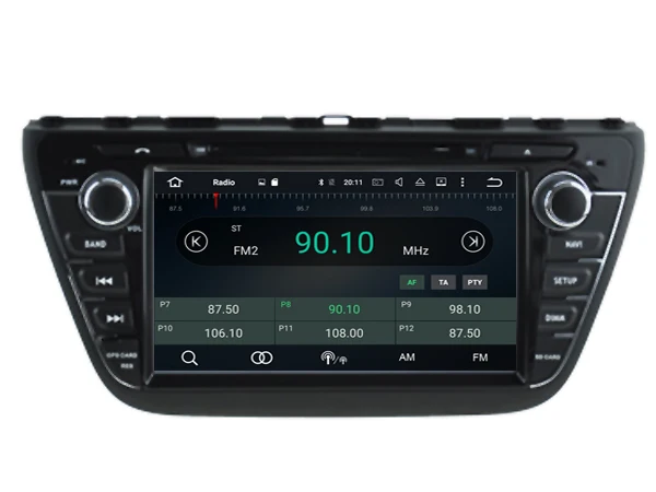 Cheap Android 8.0 CAR Audio DVD player FOR SUZUKI S-CROSS (2013-2015) gps Multimedia head device unit receiver BT WIFI 2