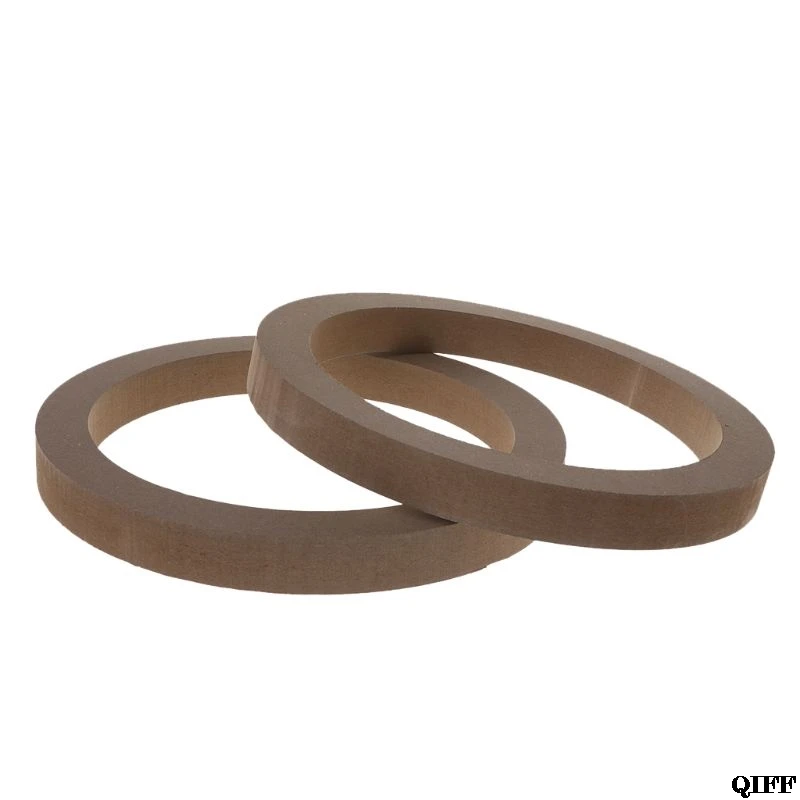 

Drop Ship&Wholesale 2PCS Wood MDF Speaker Spacer Mounting Rings 6.5" Fiberglass Door Kick Pods APR28