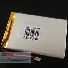 3,7 V литий-полимерная батарея 436799 P 3500 mah MID книги КПК MP4/5