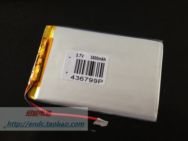 3.7V lithium polymer battery 436799P 3500mah MID pda ebook MP4 / 5 | Компьютеры и офис