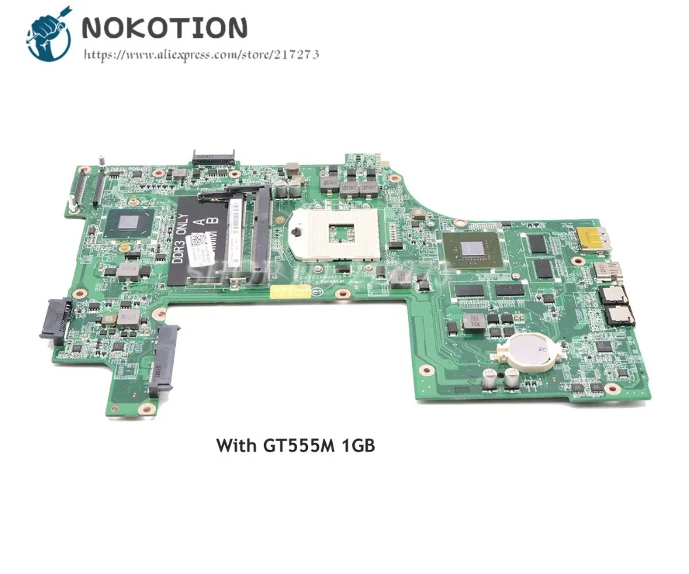 NOKOTION For Dell Inspiron 17R N7110 Laptop Motherboard DAV03AMB8E0 CN-037F3F 037F3F 37F3F HM67 DDR3 GT555M 1GB NOKOTION For Dell Inspiron 17R N7110 Laptop Motherboard DAV03AMB8E0 CN-037F3F 037F3F 37F3F HM67 DDR3 GT555M 1GB