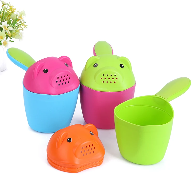 

Creative Shower Spoons Water Scoops Baby Bath Shower Product Baby Shampoo Spoon Kid Child Adult Bailer Plastic Shampoo Cup
