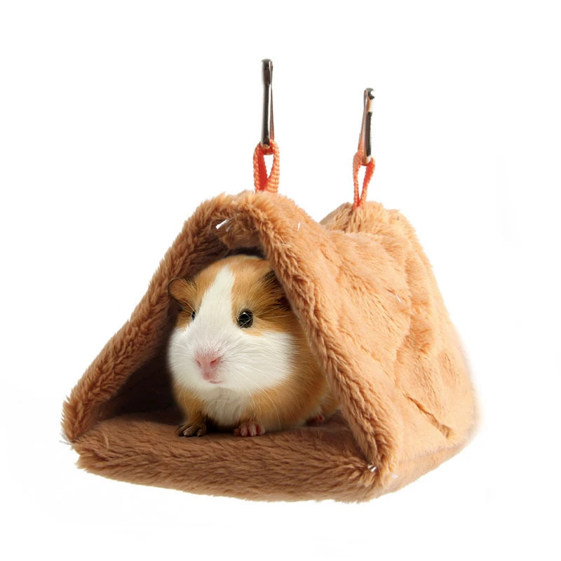 

1pc Bird Parrot Plush Hammock Warm Hanging Bed Cave Cage Hut Tent Toy House for Small Animals