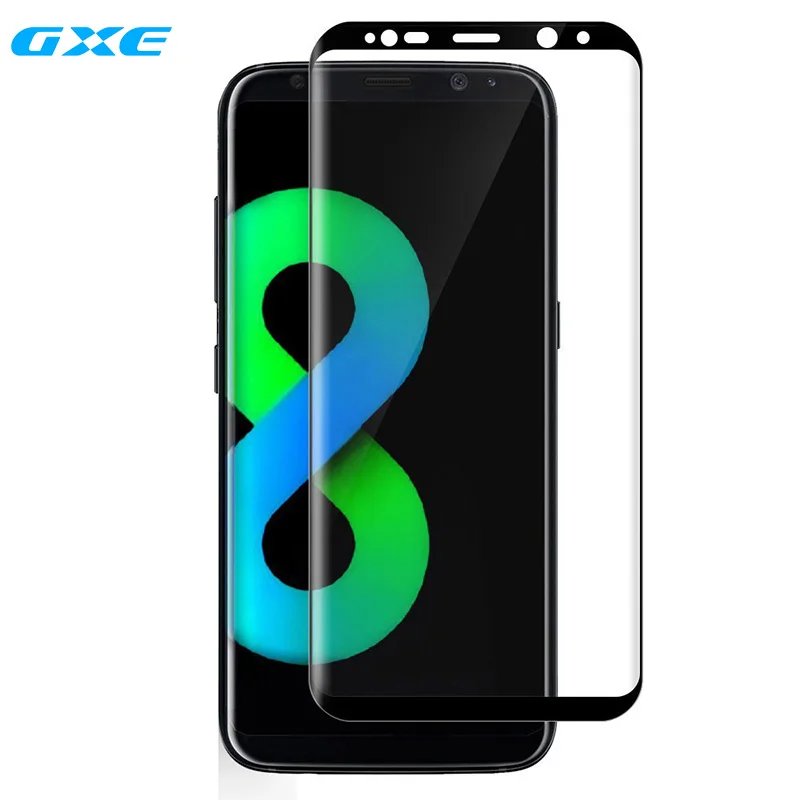3D изогнутое полное защитное закаленное стекло для Samsung Galaxy S8 + plus S7 Edge Бесплатная