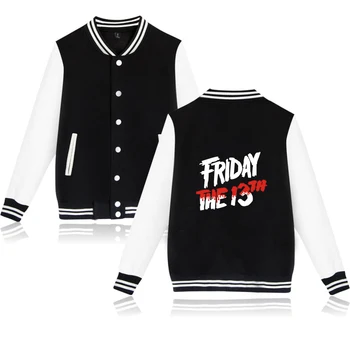 

Friday the 13th Game Print Jacket Winter Spring Men/Women Baseball Jacket Harajuku Casual High Quality