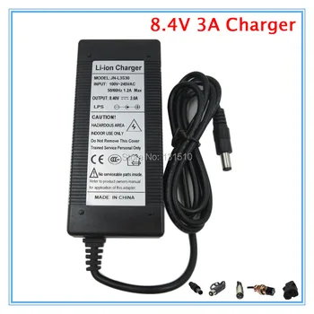 

Wholesale 10pcs/lot 8.4V 3A Li-ion charger Used for 2S Rechargeable 18650 Lithium battery pack