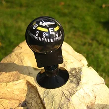 Карманный шар компас приборная панель крепление навигационный компас открытый черный пластиковый автомобиль Лодка Грузовик всасывающий компас