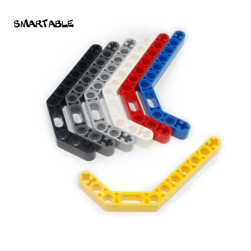 

Smartable High-Tech Beams Liftarm 1X11.5 Double Bent Building Block Part Toys For Kid Educational Compatible 32009 MOC 30pcs/lot