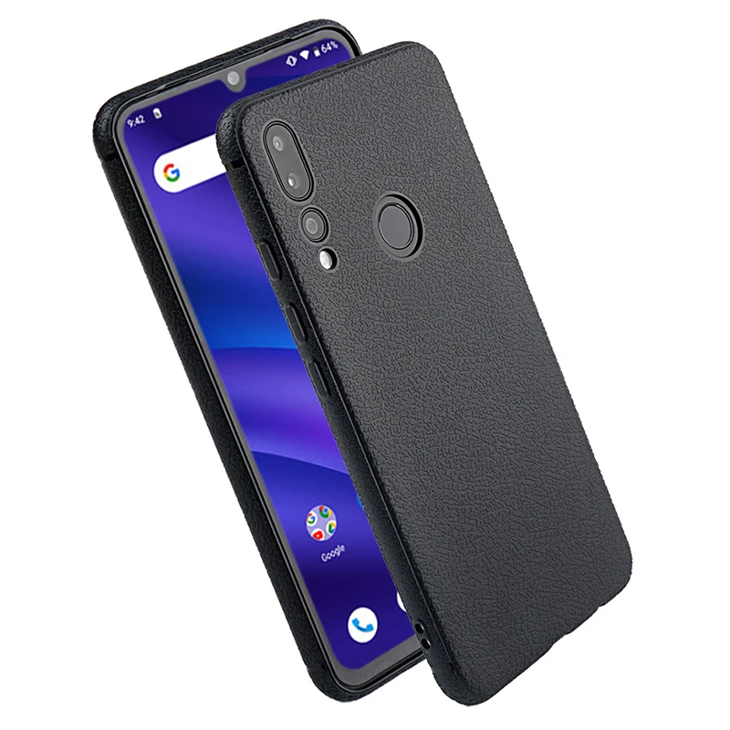 Чехол MUCHI для UMIDIGI A5 Pro мягкий матовый роскошный кожаный тонкий Ударопрочный