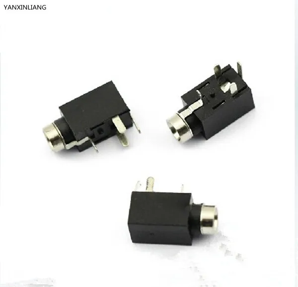 

10PCS 2.5mm Female Audio Connector 4 Pin DIP Headphone Jack Socket PJ-210B