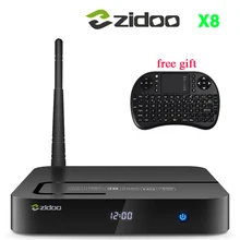 ZIDOO X8 TV BOX Android 6.0 + OpenWRT(NAS) Realtek RTD1295 2G/8G 802.11ac,2.4GHz,5.8GHz Wifi BT4.0 1000M Media Player