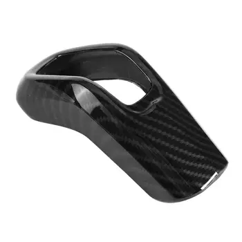 

Car Gear Shift Knob Cover Trim Elegant Fashion Carbon Fiber Style for Land Rover Range Rover Sport 2014-2017