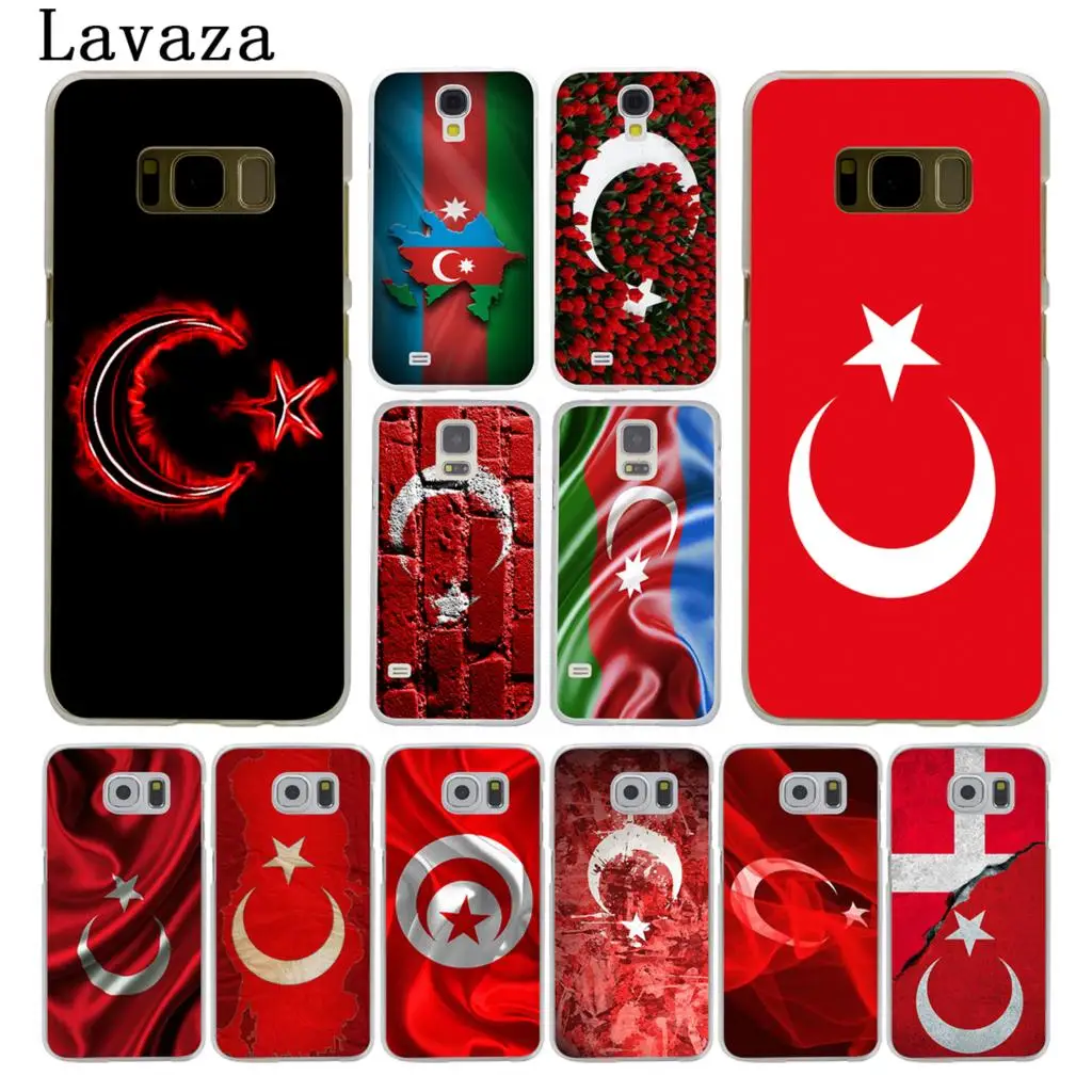 Чехол Lavaza с турецким красным флагом для телефона Samsung Galaxy S20 Ultra S10 Lite S10E S6 S7 Edge S8 S9