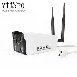 YiiSPO 720 P Bullet IP Камера открытый 1.0MP Водонепроницаемый WI-FI Камера ONVIF IP66 CCTV Камеры Скрытого видеонаблюдения включают в себя 16G SD-карты