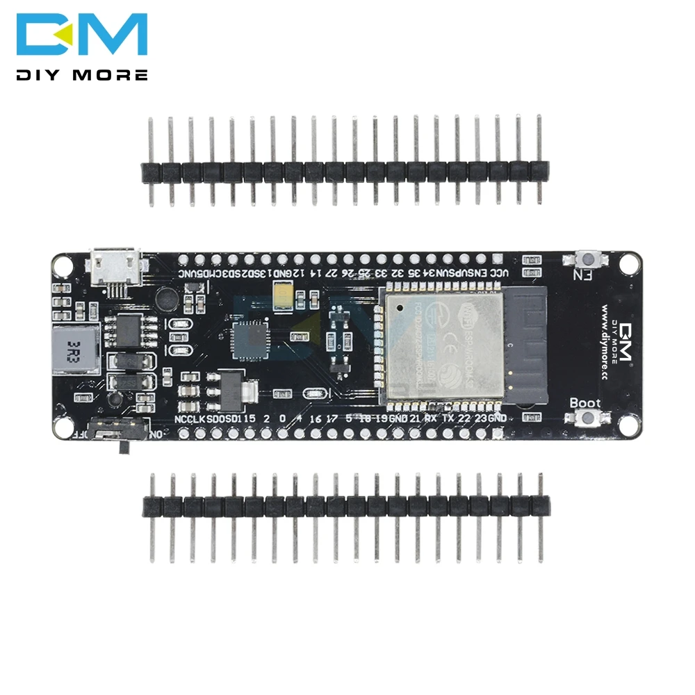 ESP32 ESP-32S для WeMos Wi-Fi Беспроводной Bluetooth макетная плата CP2102 CP2104 модуль с 18650 Батарея зарядный чехол для Lua