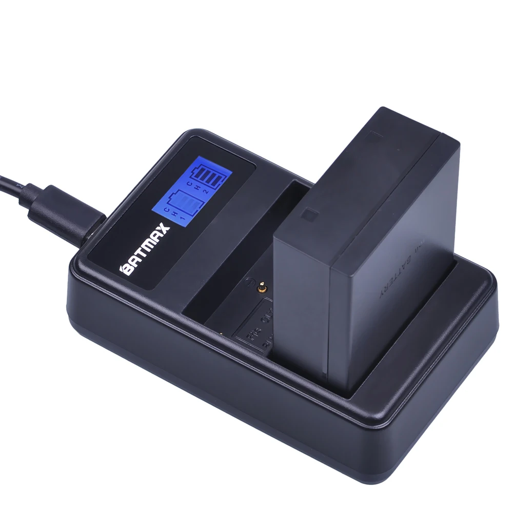Batmax 1800mAh BLH-1 BLH1 батарея+ lcd двойное USB зарядное устройство для камеры Olympus E-M1 Mark II