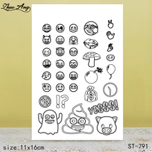 ZhuoAng New ST-791 design transparent seal / sealed DIY scrapbook / album decoration card / seamless seal ZhuoAng New ST-791 design transparent seal / sealed DIY scrapbook / album decoration card / seamless seal