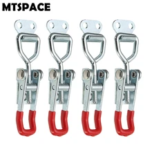MTSPACE 4 шт./компл. оцинкованный железный подпружиненный рычажный чехол для ящика, нагрудный багажник, защелка, защелка, стандарт железа