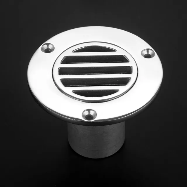 Silver Marine Stainless Steel Fit Pipe 1 1/2 Inch 38mm Boat Deck Drain
