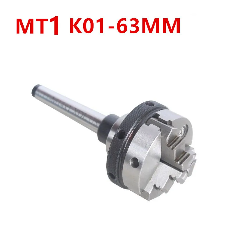 

lathe chuck jaw self centering the stingy chuck k01-63mmConnecting thread(14x1)3 Three Jaw,Add link axis MT